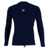 Aqua Lung Rashguard Men's Long Sleeve Loose Fit Navy Blue/White SML