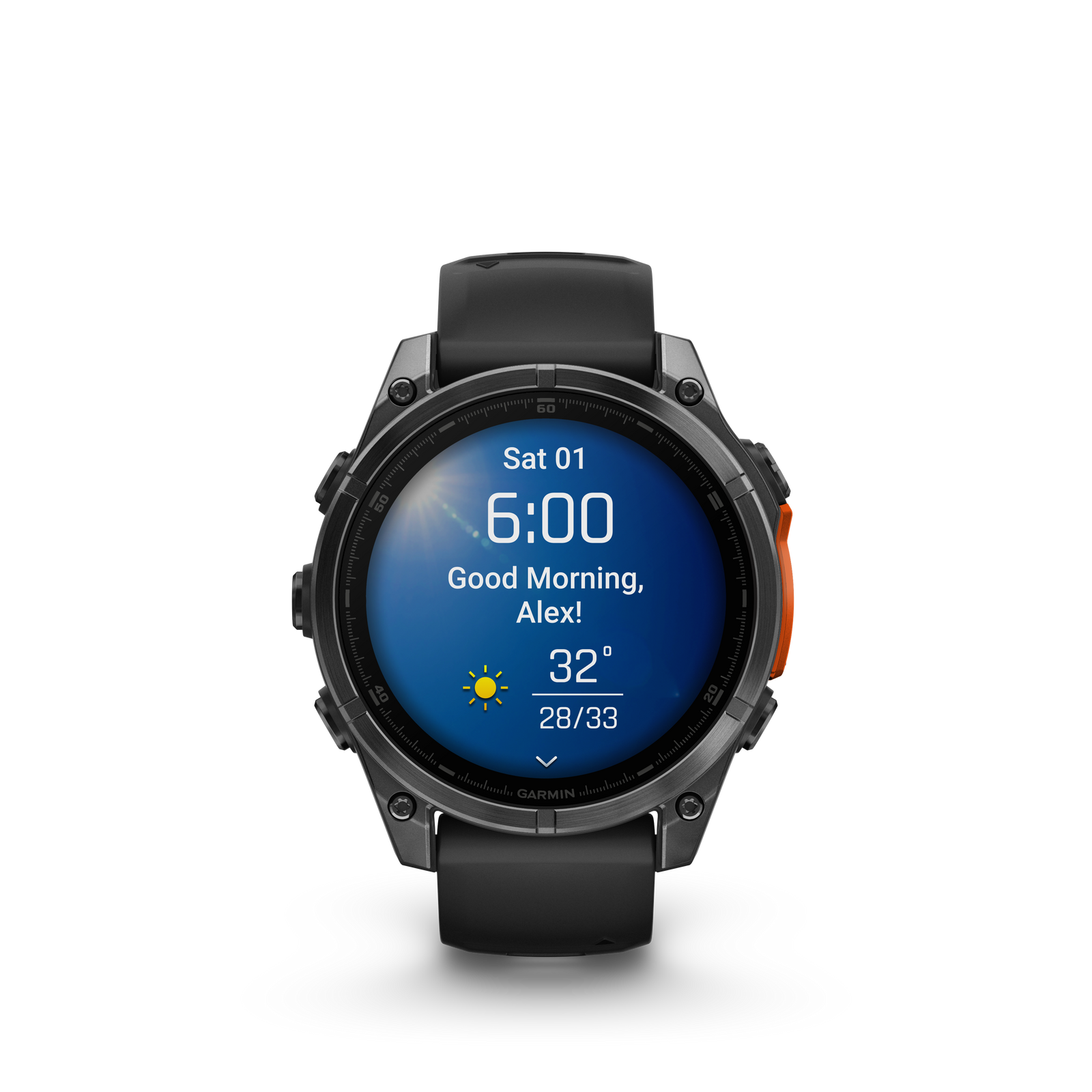 Garmin Fenix 8 AMOLD 47mm Slate Gray with Black Silicone Band
