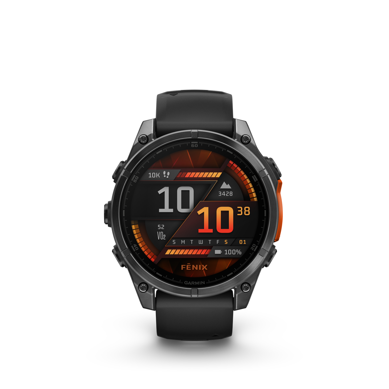 Garmin Fenix 8 AMOLD 47mm Slate Gray with Black Silicone Band