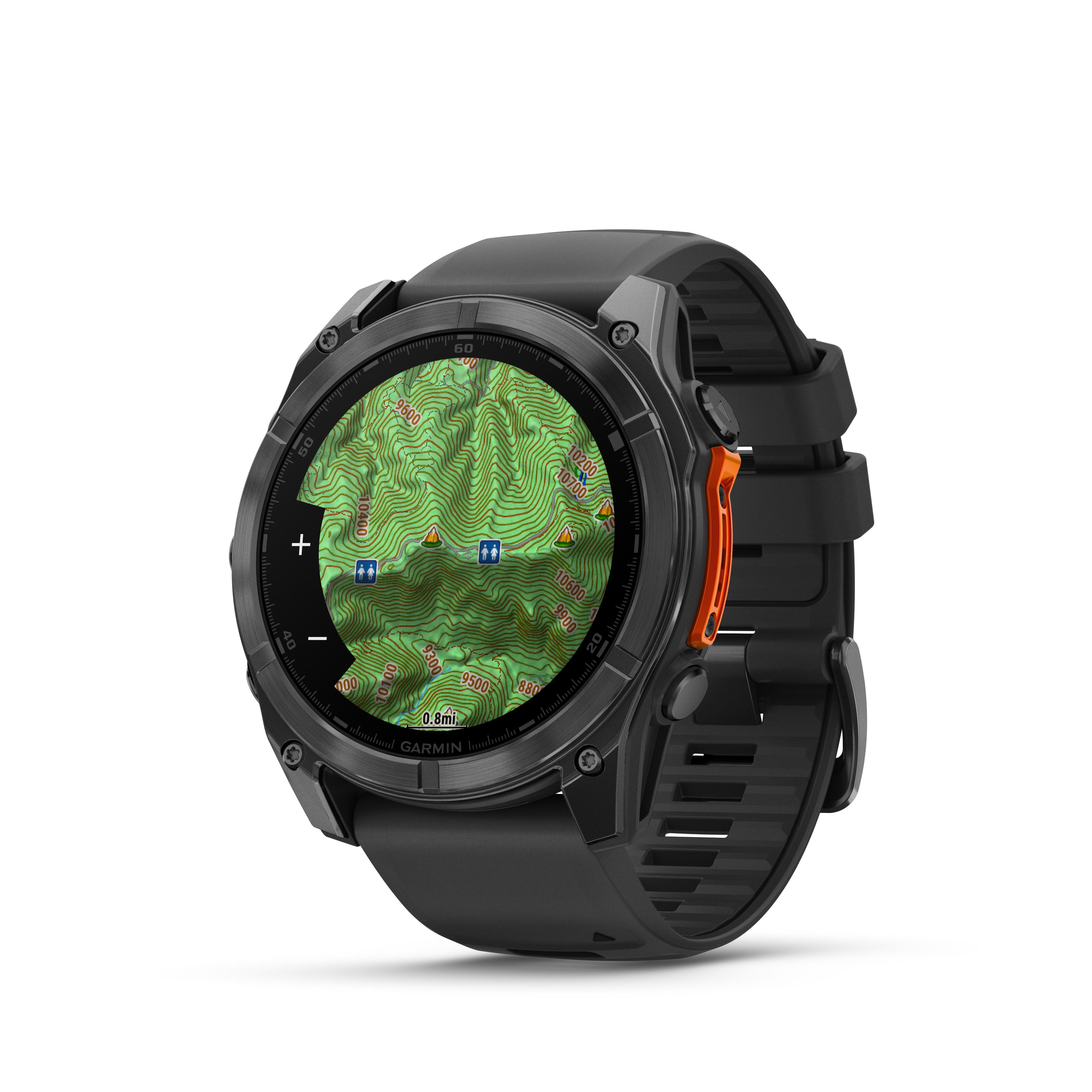 Garmin Fenix 8 AMOLD 51mm Slate Gray with Black Silicone Band