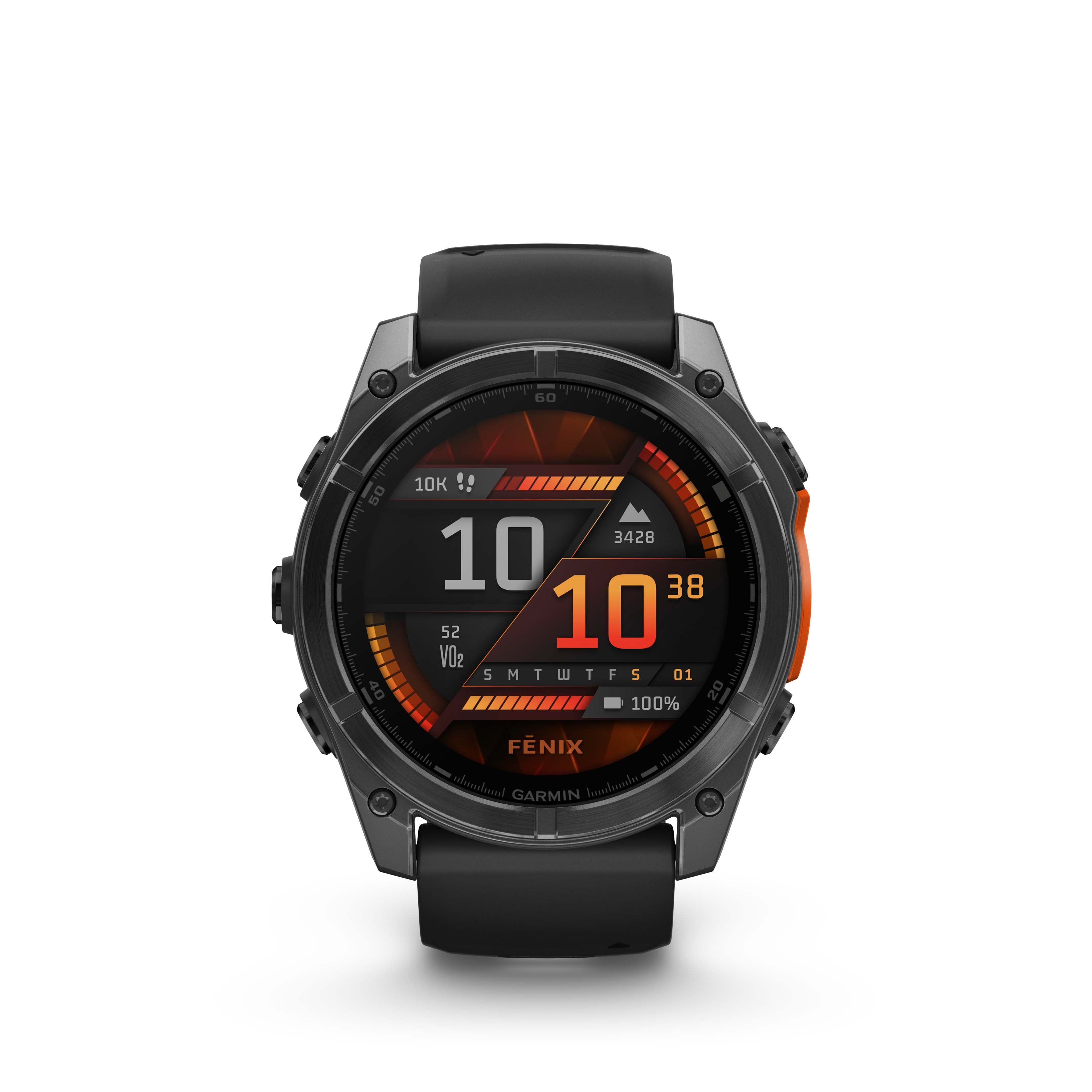 Garmin Fenix 8 AMOLD 51mm Slate Gray with Black Silicone Band