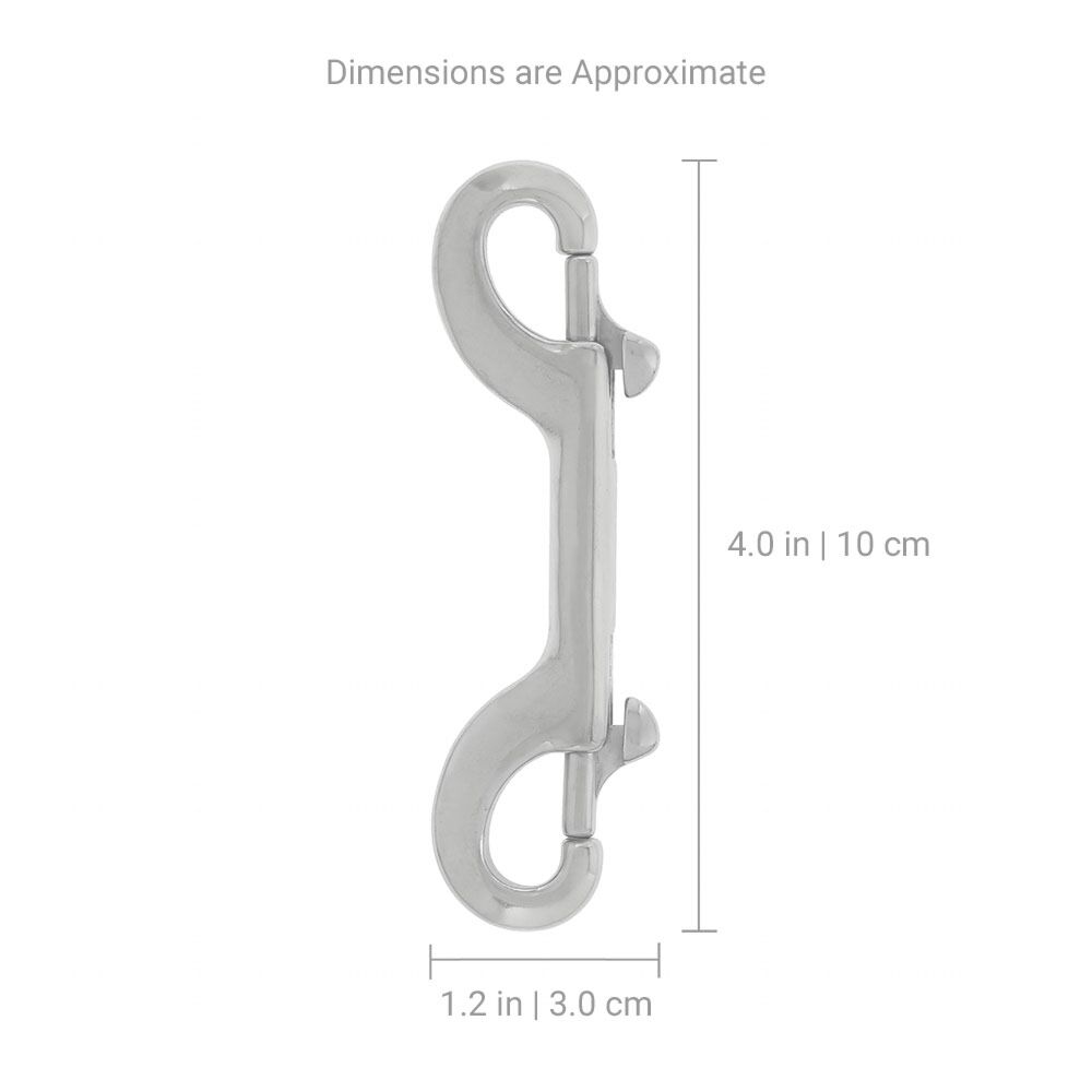 OTA Sports S/S Double Eye Medium Sliding Bolt Snap 4.0in/10.0cm