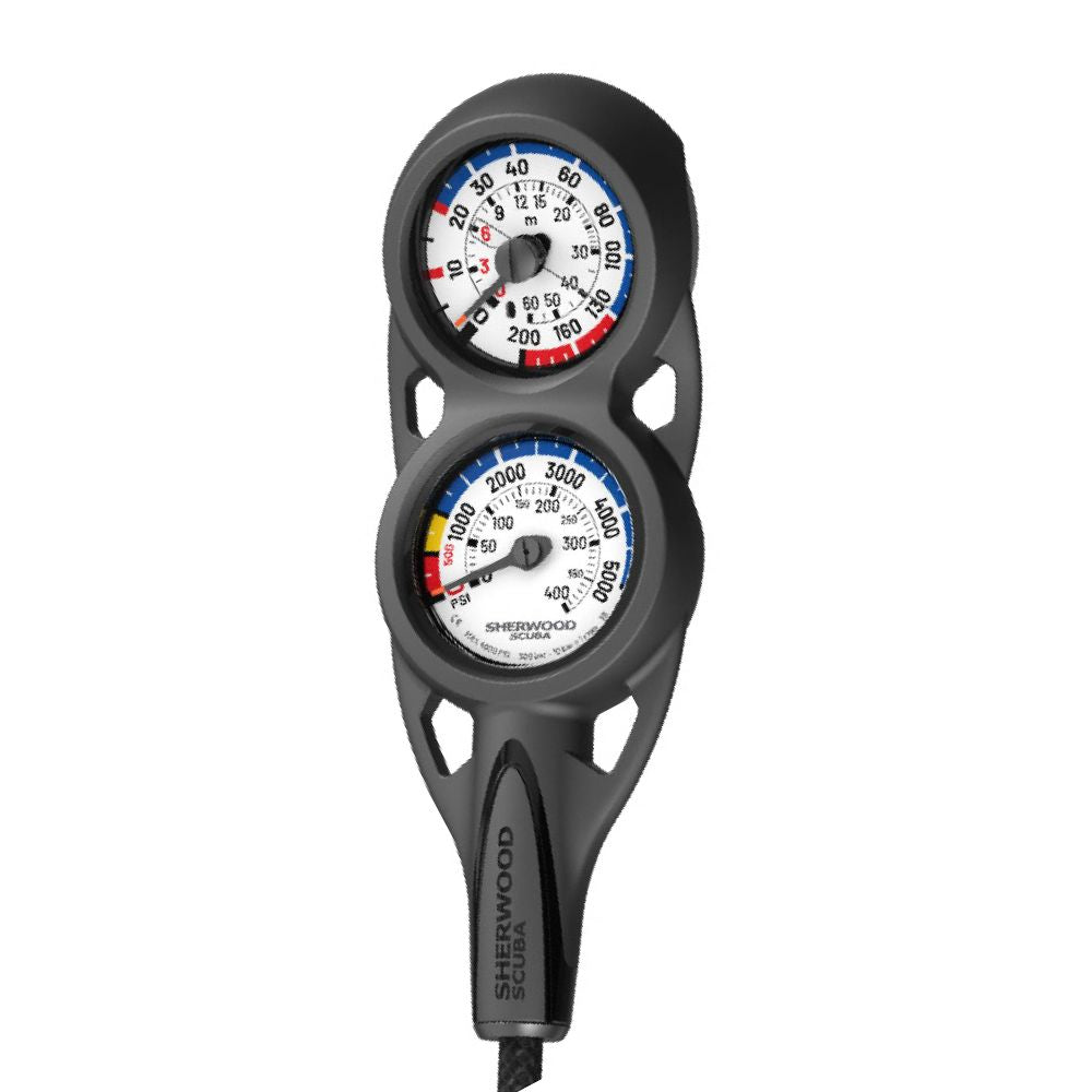 Sherwood Scuba Analog Depth and Pressure Gauge