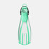 Mares Avanti Quattro+ fins in Aqua, Channel Thrust blade design for effortless propulsion