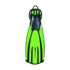 Mares Avanti Quattro+ fins in Lime, Channel Thrust blade design for effortless propulsion