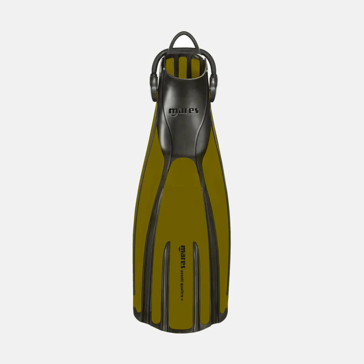 Mares Avanti Quattro+ fins in olive, Channel Thrust blade design for effortless propulsion