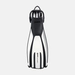 Mares Avanti Quattro+ fins in White, Channel Thrust blade design for effortless propulsion