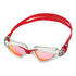 Aqua Sphere Kayenne Pro Adult Goggles Grey/Red Iridescent