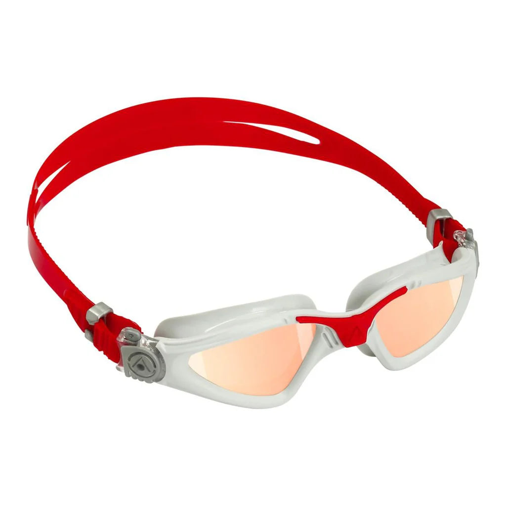 Aqua Sphere Kayenne Pro Adult Goggles Grey/Red Iridescent