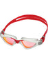 AquaSphere Kayenne Active Adult Goggles Red Titanium Mirrored