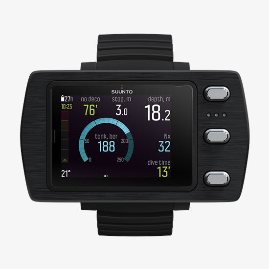 Suunto Eon Steel Black With Boot And USB - Outside The Asylum Diving & Travel