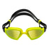 AquaSphere Kayenne Pro Adult Goggles Yellow Titanium Mirrored