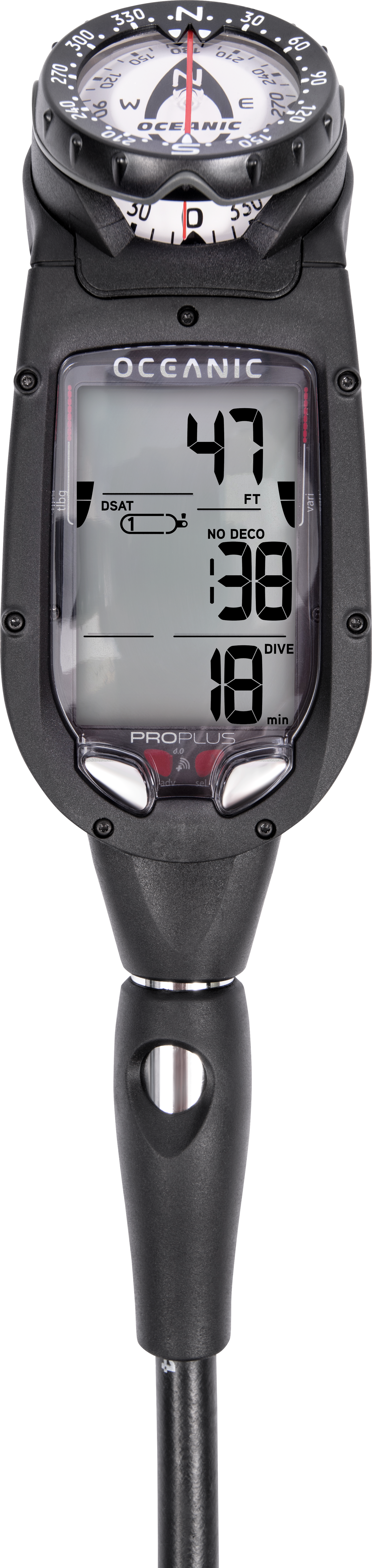 Oceanic Pro Plus 4.0 Console with QD Hose - Outside The Asylum Diving & Travel