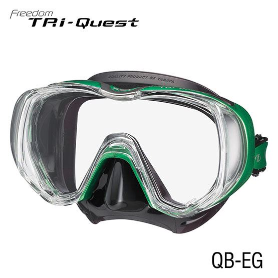 Tusa Freedom Tri-Quest Mask - Outside The Asylum Diving & Travel