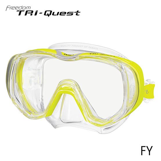 Tusa Freedom Tri-Quest Mask - Outside The Asylum Diving & Travel