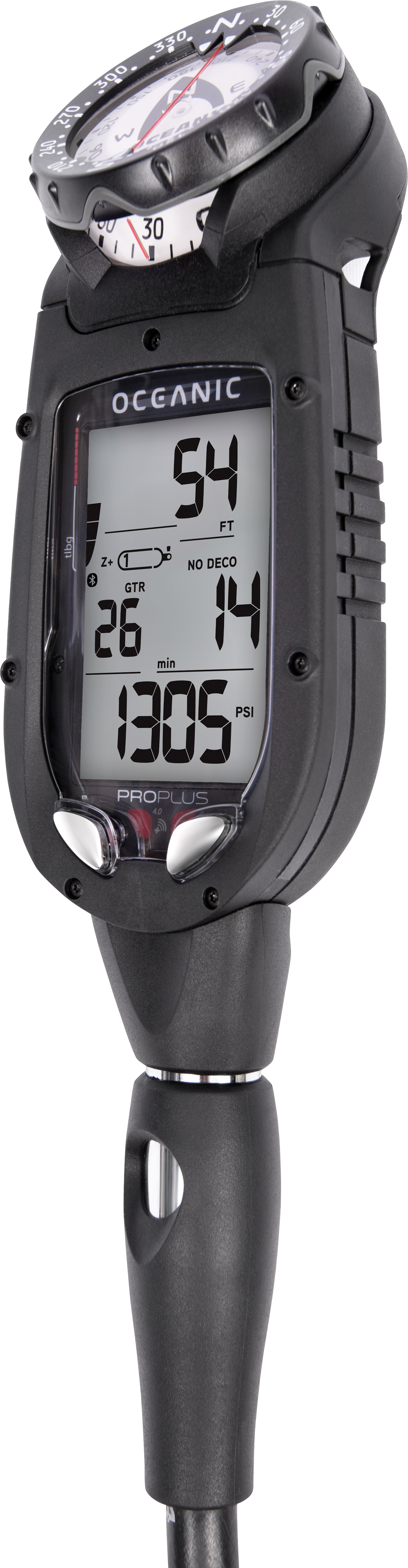 Oceanic Pro Plus 4.0 Console with QD Hose - Outside The Asylum Diving & Travel