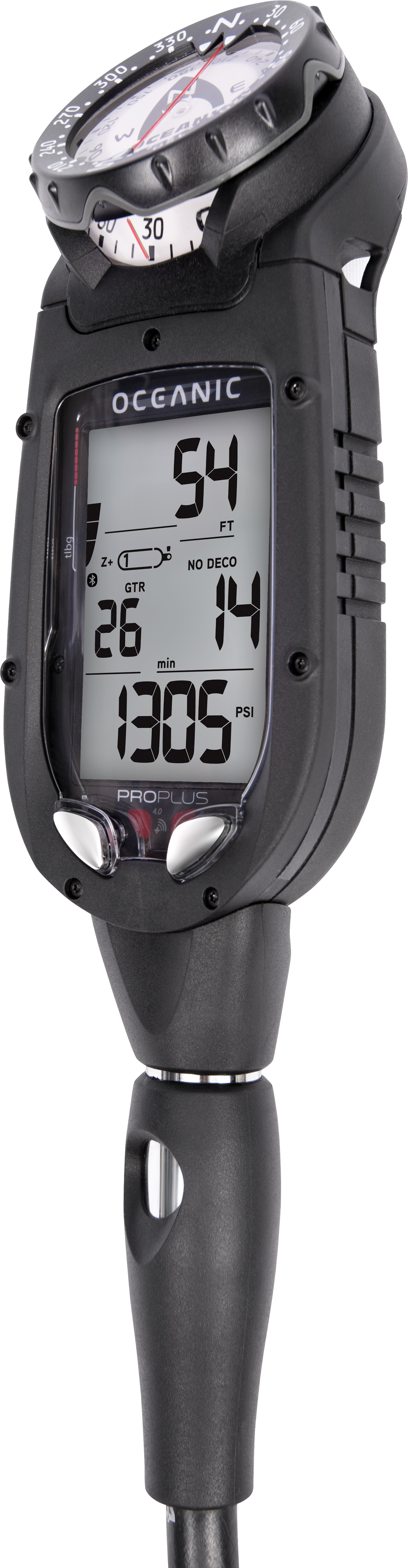 Oceanic Pro Plus 4.0 Console with QD Hose - Outside The Asylum Diving & Travel