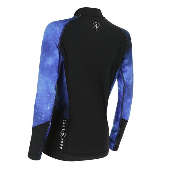 Galaxy Rashguard Long Sleeve Zipper Women - Outside The Asylum Diving & Travel